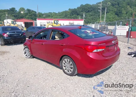 2012 Hyundai Elantra Gls (Ulsan Plant) from USA, damaged, VIN KMHDH4AE7CU329931